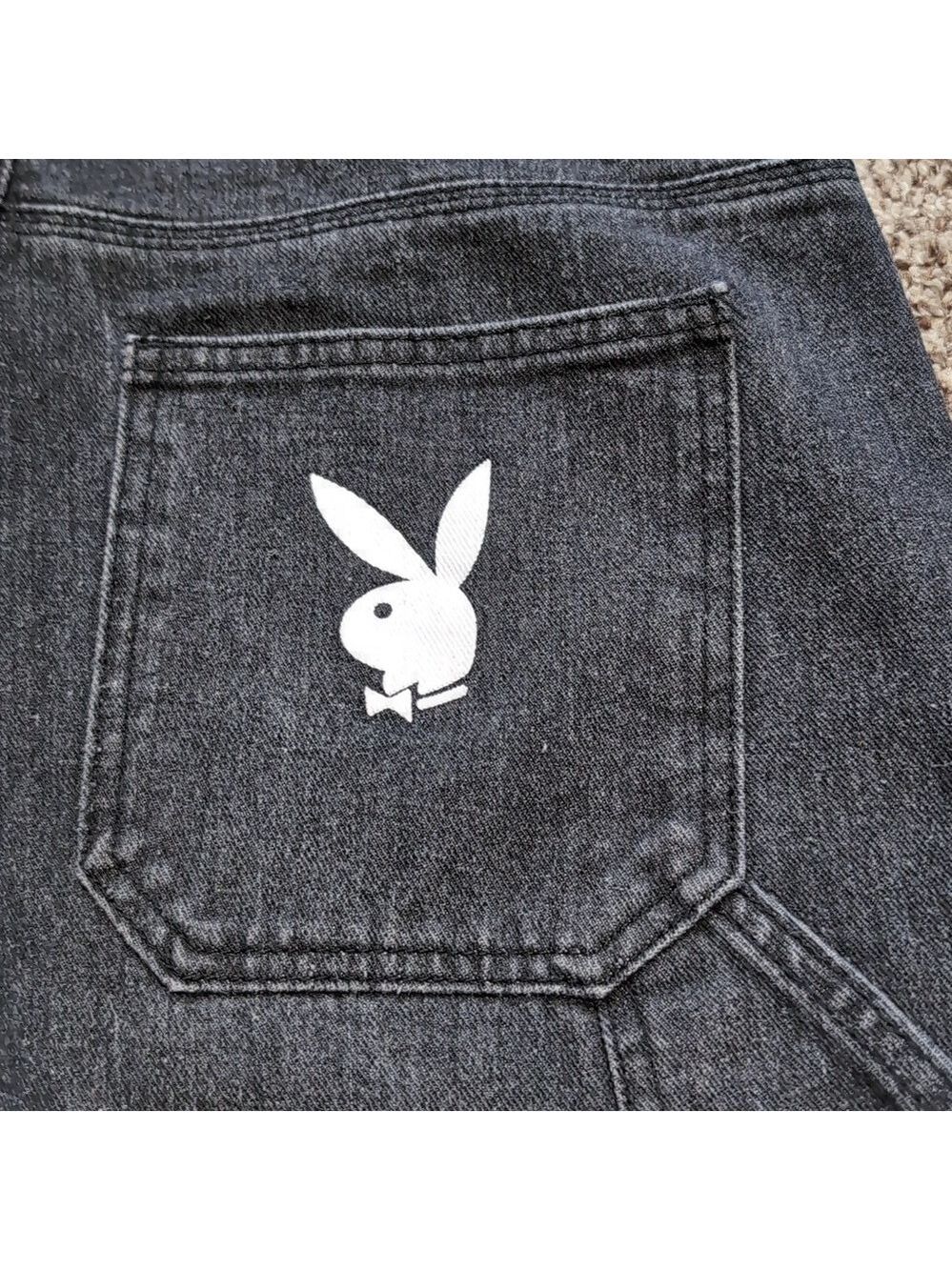 Playboy Y2K High Rise Baggy Carpenters Jeans Women's Size 31